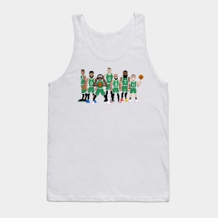 8bit Boston Basketball Squad Tank Top